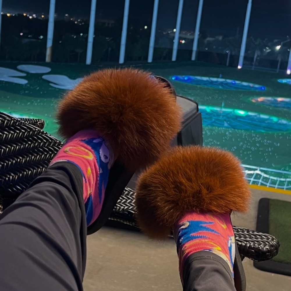 Brand New FUR slippers